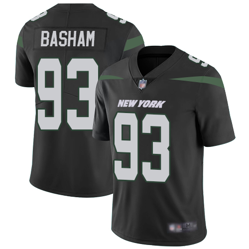 New York Jets Limited Black Youth Tarell Basham Alternate Jersey NFL Football #93 Vapor Untouchable->youth nfl jersey->Youth Jersey
